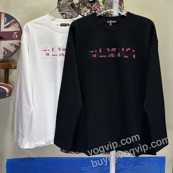 長袖Tシャツ バレンシアガコピー ブランド 2026早くも完売している CTSBAL004 2色可選