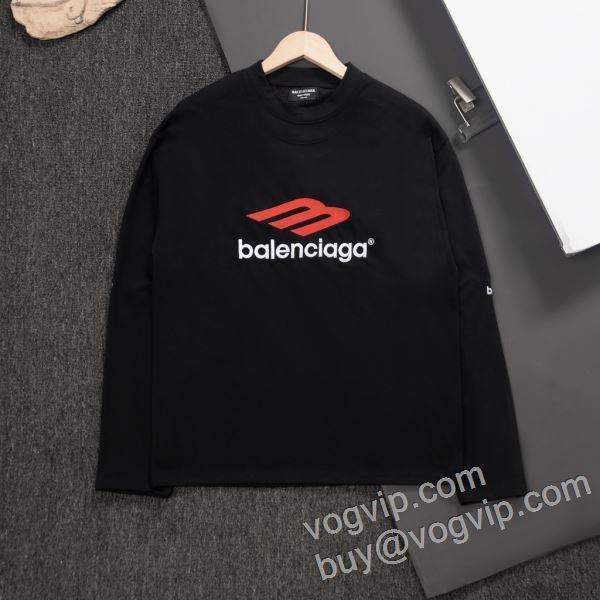 一番人気の新作はこれ バレンシアガ BALENCIAGA 2026限定セール高品質 CTSBAL013 長袖Tシャツ 2色可選 ブランドコピー代引き専門店