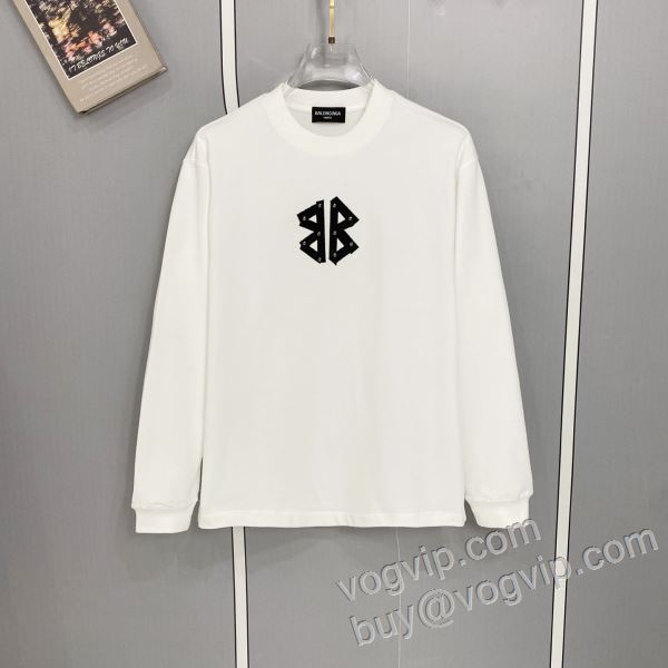 バレンシアガ BALENCIAGA 2026人気新作 CTSBAL021 長袖Tシャツ 2色可選 VOGコピー 機能性も備えたアイテム