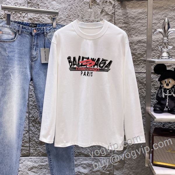 長袖Tシャツ 人気 ランキング バレンシアガスーパーコピー 2026品質保証高品質 CTSBAL036 2色可選