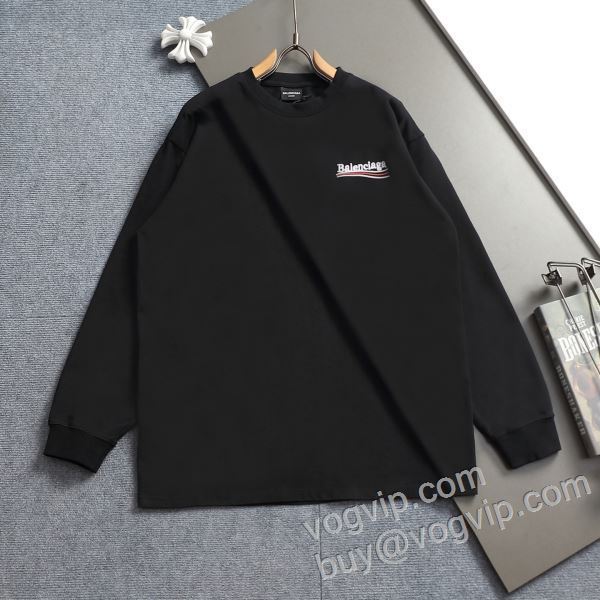 バレンシアガブランドスーパーコピー 2026高級品 通販 CTSBAL037 長袖Tシャツ 2色可選 ランキング1位