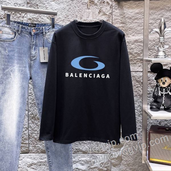 2026高級品 通販 バレンシアガブランドコピー 利便性に優れ CTSBAL038 長袖Tシャツ 2色可選