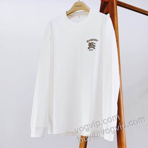 BURBERRYコピー ブランド 2026HOT品質保証 CTSBU015 バーバリー長袖Tシャツ 2色可選 SALE!今季