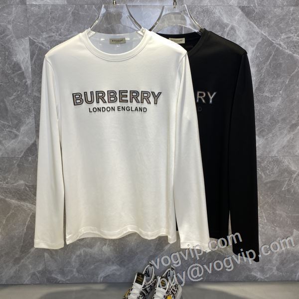 2026爆買い定番人気 CTSBU028 長袖Tシャツ 2色可選 高級感演出 バーバリースーパーコピー 激安