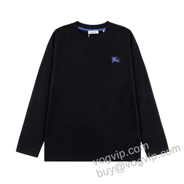 高級感ある バーバリー最高N級ブランドコピー 2026品質保証低価 CTSBU041 長袖Tシャツ 2色可選