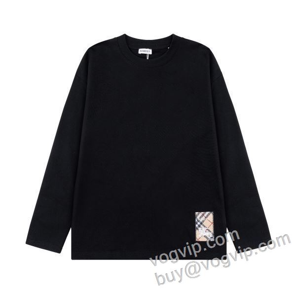 2026品質保証低価 バーバリーBURBERRY CTSBU042 長袖Tシャツ 人気 ランキング 2色可選 VOGコピー