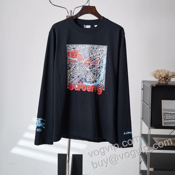 ファション性の高い バーバリーコピー 商品 販売 CTSBU043 長袖Tシャツ 2026品質保証低価