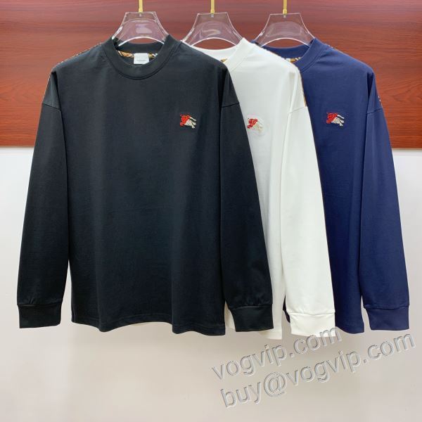 長袖Tシャツ バーバリーコピー ブランド 2026秋冬季新作 CTSBU048 3色可選 スタイリッシュな印象