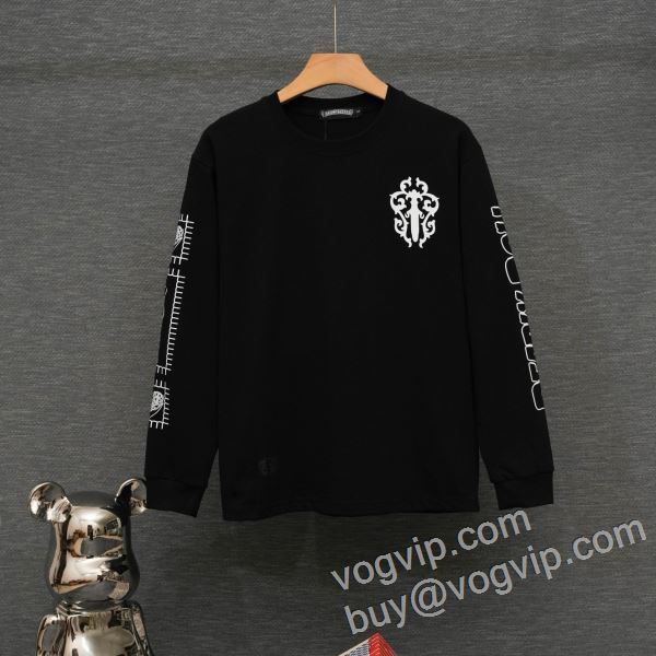 2026年モデル入荷 クロムハーツスーパーコピー 早くも完売している CTSCHR002 長袖Tシャツ 2色可選