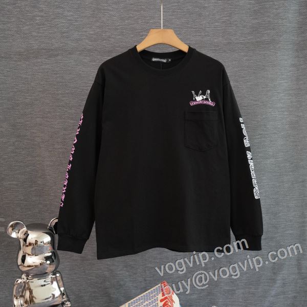 争奪戦必至 クロムハーツコピー CTSCHR003 長袖Tシャツ 2026年モデル入荷