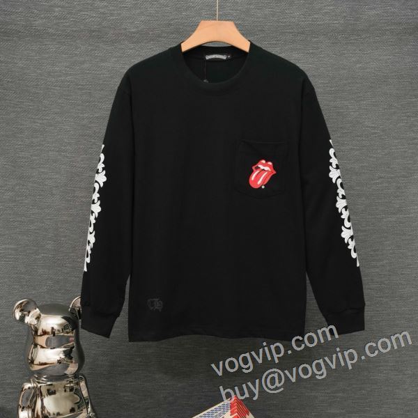 大人気アイテム！入手困難 クロムハーツコピーブランド CTSCHR007 長袖Tシャツ 2色可選 2026秋冬季超人気