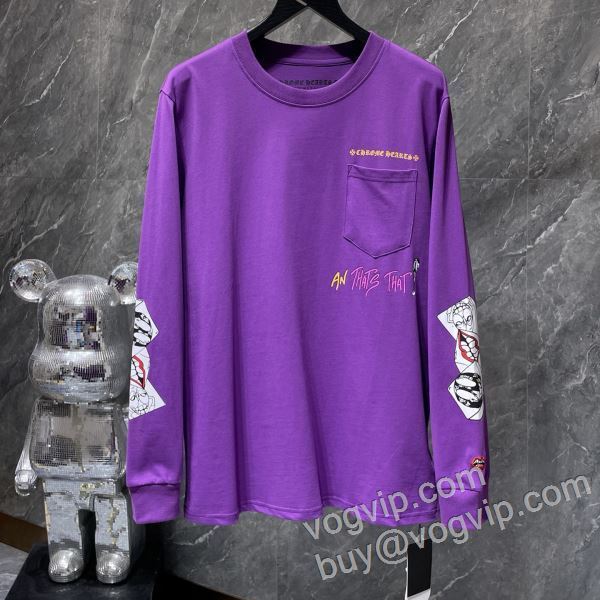 クロムハーツスーパーコピー 2026最新入荷 CTSCHR009 長袖Tシャツ 芸能人に愛用者続出