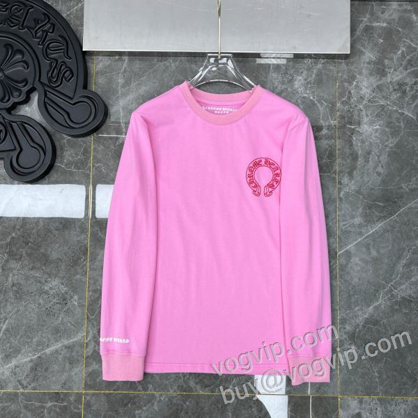 抜群な楽チン感ある大定番 長袖Tシャツ クロムハーツ CHROME HEARTS 2026最新入荷 CTSCHR012 VOGブランドスーパーコピー
