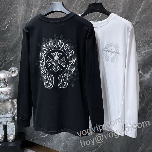 日本未入荷モデル クロムハーツブランドコピー 2026HOT品質保証 CTSCHR013 長袖Tシャツ 2色可選