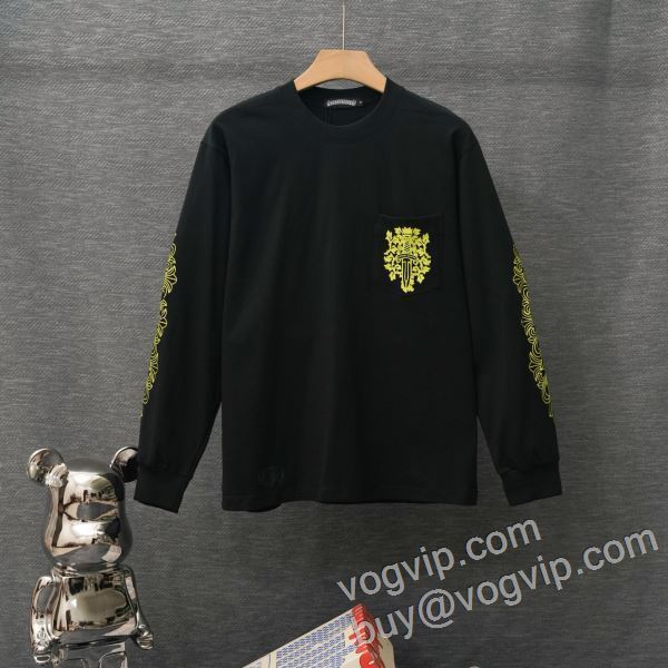 2026お得人気セール CTSCHR020 長袖Tシャツ クロムハーツ偽物ブランド 洗練を十分に演出する