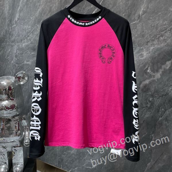 クロムハーツブランドコピー 2026爆買い低価 CTSCHR025 長袖Tシャツ 優美なお出かけスタイル