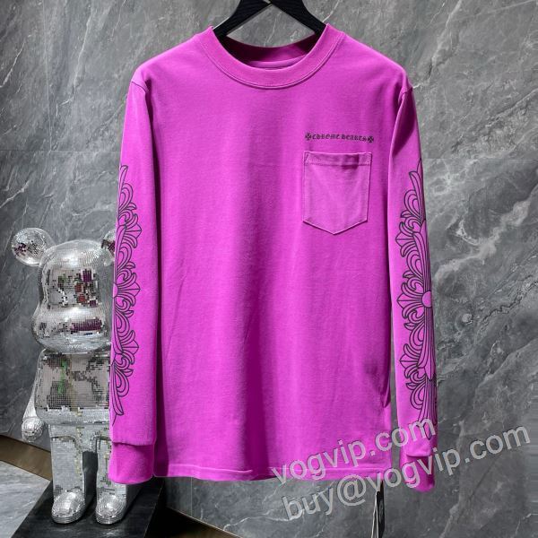 2026爆買い低価 クロムハーツスーパーコピー 人目を惹くデザイン CTSCHR026 長袖Tシャツ