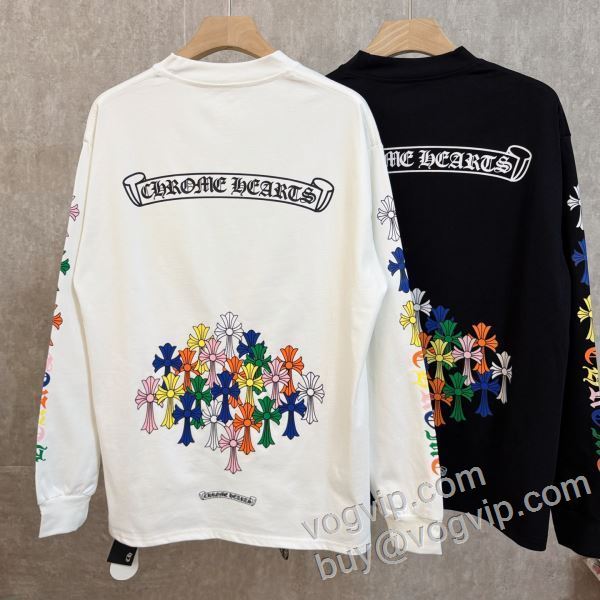 限量販売 クロムハーツ業界高品質スーパーコピー CTSCHR039 長袖Tシャツ 2色可選 2026格安通販
