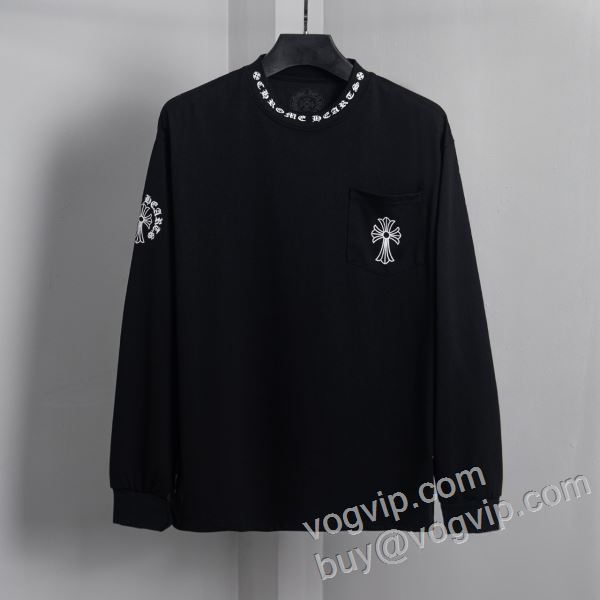 2026驚きの破格値安い クロムハーツ CHROME HEARTS CTSCHR042 長袖Tシャツ 2色可選 VOGコピー 当店ランキング1位常連