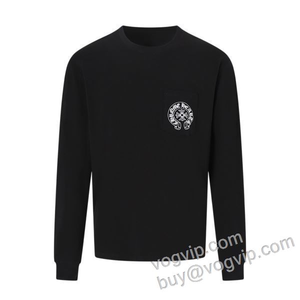 超激得品質保証 クロムハーツ CHROME HEARTS 2026品質保証定番人気 CTSCHR045 長袖Tシャツ 最大級ブランドコピー通販優良店