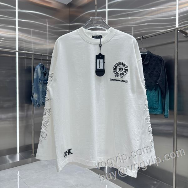 長袖Tシャツ 3色可選 先行販売 クロムハーツコピー ブランド 2026秋冬季新作 CTSCHR052