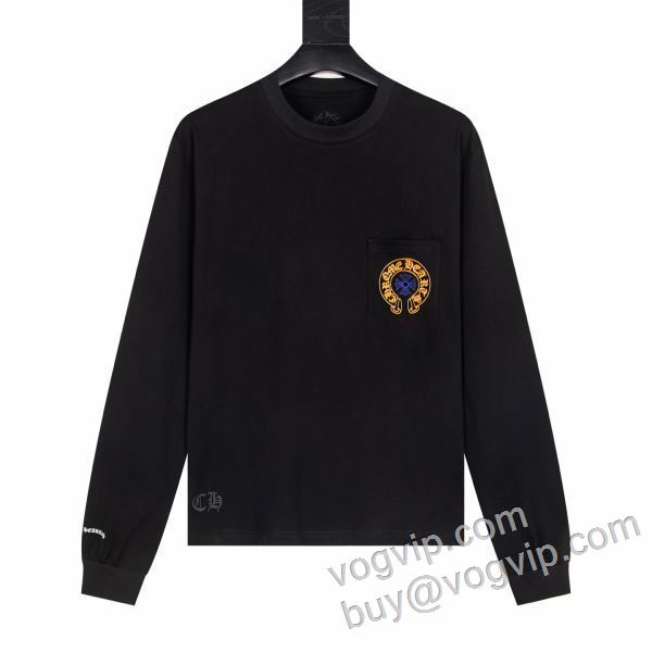 人気商品登場 長袖Tシャツ 2色可選 クロムハーツ CHROME HEARTS 2026限定セール品質保証 CTSCHR060 VOGコピー