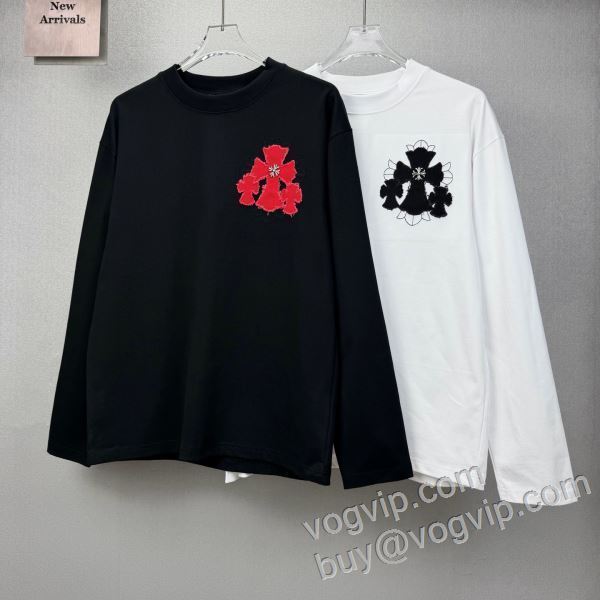 海外セレブ愛用 クロムハーツコピーブランド CTSCHR067 長袖Tシャツ 2色可選 2026最安値高品質