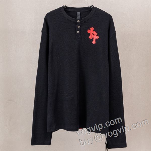 クロムハーツスーパーコピー 2026高級品 通販 CTSCHR069 長袖Tシャツ 2色可選 極上の着心地