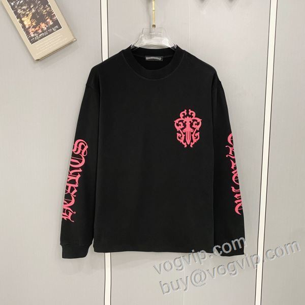 デザイン性の高い クロムハーツスーパーコピー 激安 2026割引セール CTSCHR073 長袖Tシャツ 2色可選