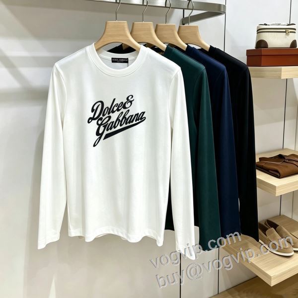ドルチェ＆ガッバーナ ブランドコピー 2026秋冬季超人気 CTSDG001 長袖Tシャツ 4色可選 大好評?