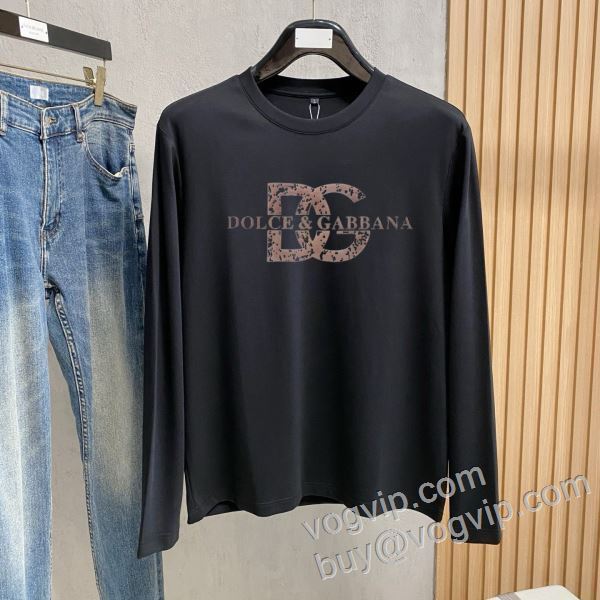 2026秋冬季超人気 ドルチェ＆ガッバーナ スーパーコピー 高評価の人気品  CTSDG002 長袖Tシャツ 3色可選