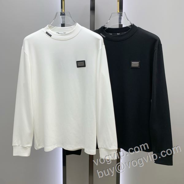 お洒落な存在感 ドルチェ＆ガッバーナ コピー CTSDG003 長袖Tシャツ 2色可選 2026秋冬季超人気