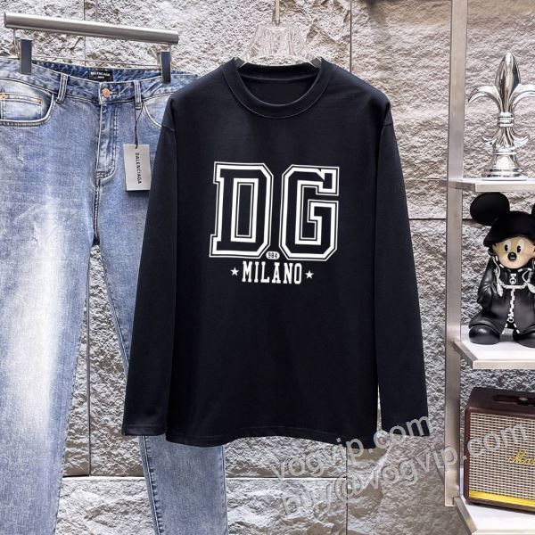 大絶賛！ ドルチェ＆ガッバーナ コピーブランド CTSDG007 長袖Tシャツ 2色可選 2026年モデル入荷