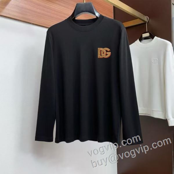 特別人気感謝SALE 長袖Tシャツ 2色可選 ドルチェ＆ガッバーナ スーパーコピー 激安 2026超激得格安 CTSDG016