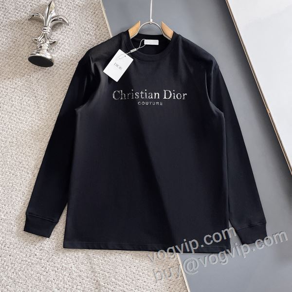 2026年モデル入荷 ディオールスーパーコピー 激安 今一番HOTな新品 CTSDIOR006 長袖Tシャツ 2色可選