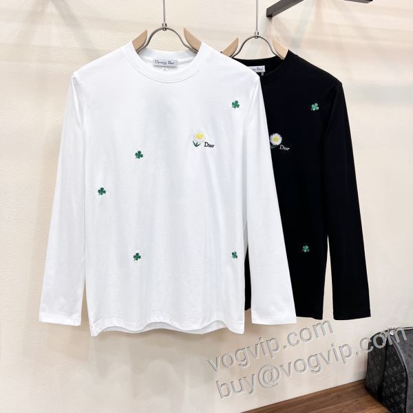 ディオールスーパーコピー 2026お得100%新品 CTSDIOR009 長袖Tシャツ 2色可選 大人気アイテム！入手困難