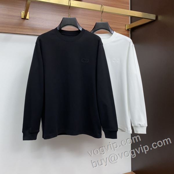 定番のアイテム 長袖Tシャツ 2色可選 ディオールスーパーコピー 2026爆買い定番人気 CTSDIOR020