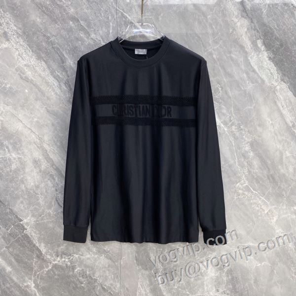 注目のアイテム ディオールスーパーブランドコピー品質保証 CTSDIOR031 長袖Tシャツ 2色可選 2026秋冬季新作