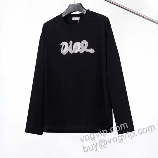 ディオールスーパーコピー ランキング1位 2026数量限定100%新品 CTSDIOR033 長袖Tシャツ 2色可選