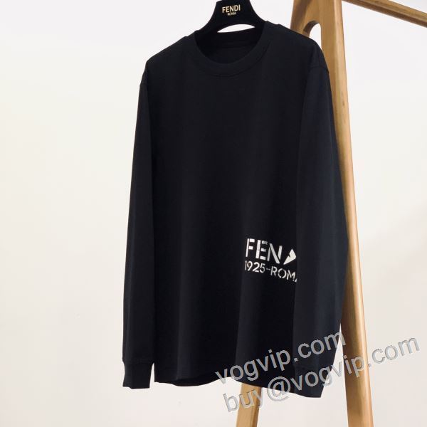 フェンディ ブランドコピー 2026秋冬季超人気 CTSFEN001 長袖Tシャツ 3色可選 希少価値大！