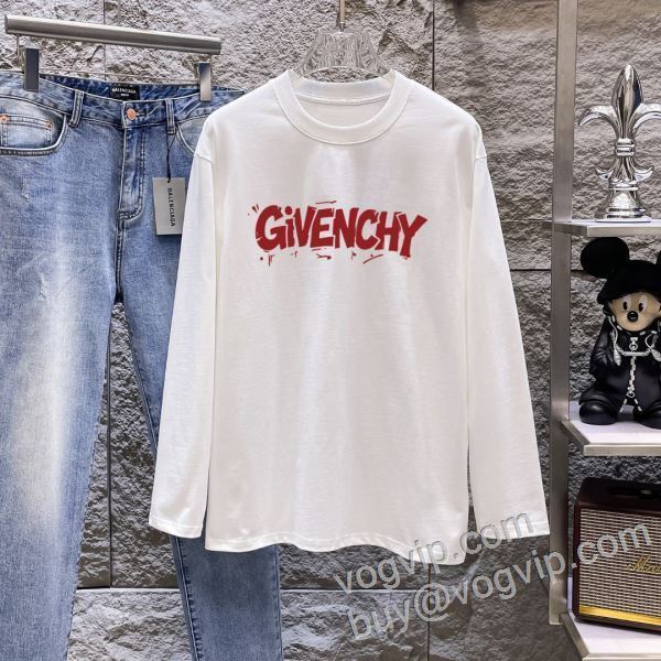 ジバンシィ ブランド 偽物 通販 2026新作入荷品質保証 CTSGVC005 長袖Tシャツ 2色可選 もっとも高い人気を誇る