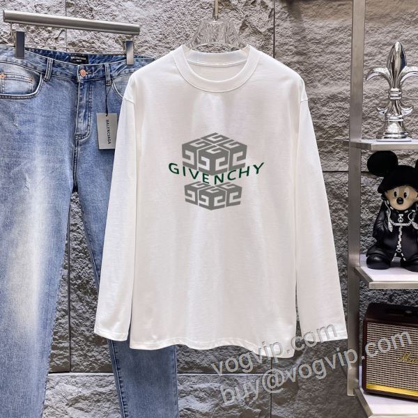 人目を惹くデザイン 長袖Tシャツ 2色可選 ジバンシィ コピー ブランド 2026秋冬季新作 CTSGVC016