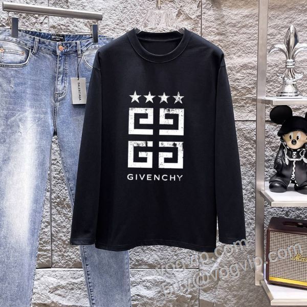 人気 ランキング ジバンシィ ブランドスーパーコピー 2026驚きの破格値新品 CTSGVC021 長袖Tシャツ 2色可選