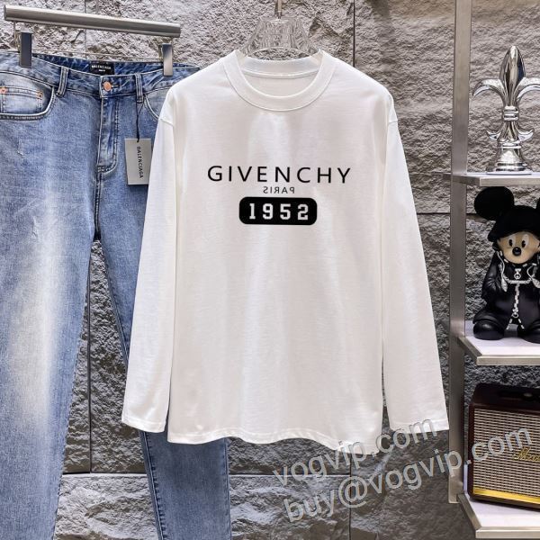 2026驚きの破格値新品 ジバンシィ ブランドコピー CTSGVC022 長袖Tシャツ 2色可選