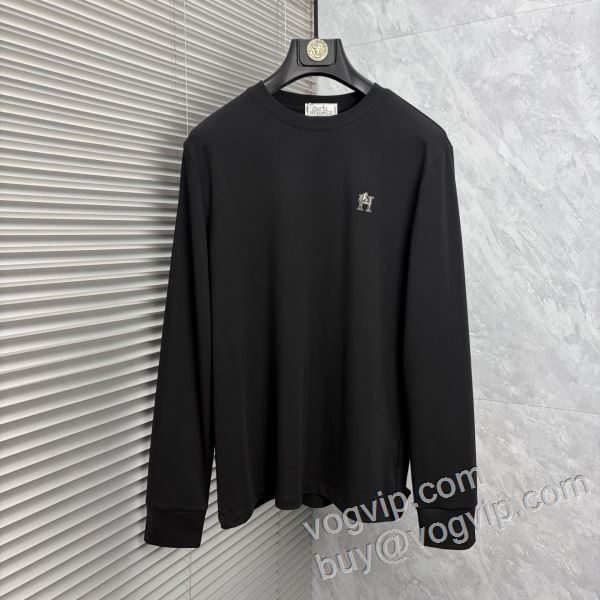 2026品質保証定番 エルメス スーパーコピー CTSHE002 SALE開催 長袖Tシャツ 4色可選
