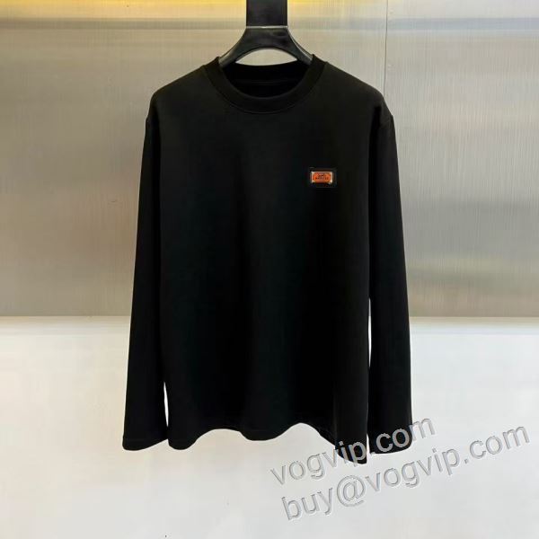 人気 ランキング エルメス スーパーコピー CTSHE031 長袖Tシャツ 2色可選 2026お買い得高品質