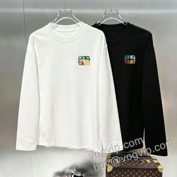2026秋冬季超人気 ロエベ スーパーコピー CTSLOE002 ずっと人気? 長袖Tシャツ 2色可選