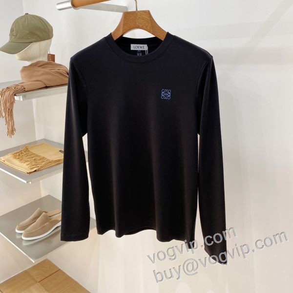長袖Tシャツ 存在感のある 4色可選 ロエベ コピー ブランド 2026秋冬季超人気 CTSLOE004
