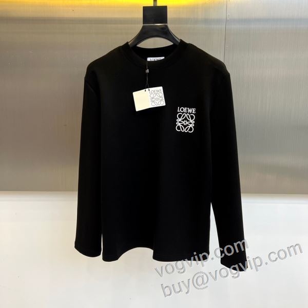 ロエベ ブランドコピー ランキング商品 CTSLOE011 長袖Tシャツ 2色可選 2026お買い得高品質