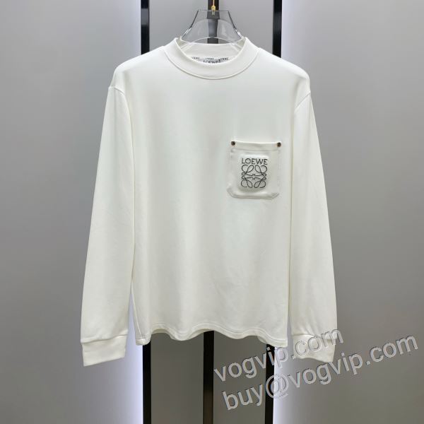 ロエベ スーパーコピー 激安 2026高級品 通販 CTSLOE017 長袖Tシャツ 肌触りのいい